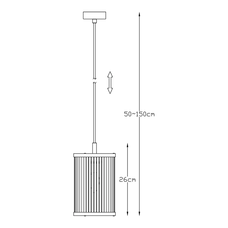 Závěsné svítidlo SERGIO P0528-01F-V6AC