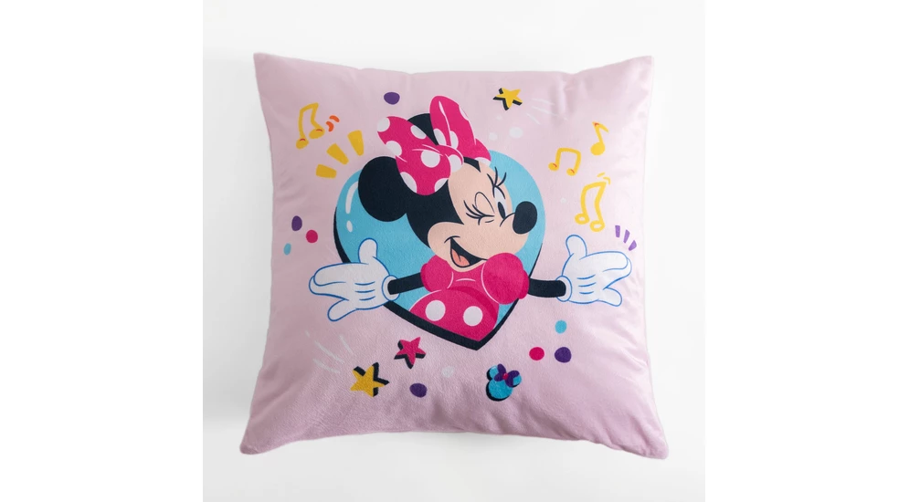 Velurový povlak na polštář MINNIE DISNEY 40x40 cm