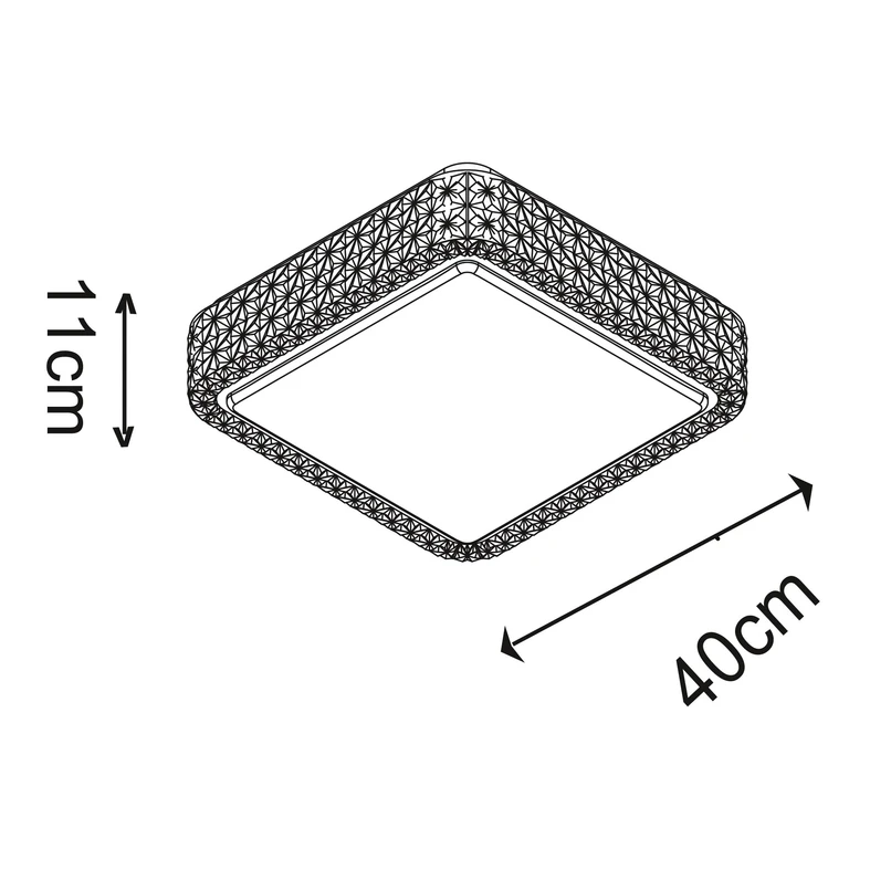 Stropní svítidlo MOA LED CL15068SQ-D40