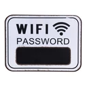 Nástěnná tabule s nápisem WIFI PASSWORD MIX