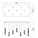 LED stropní svítidlo bílé ONE 11