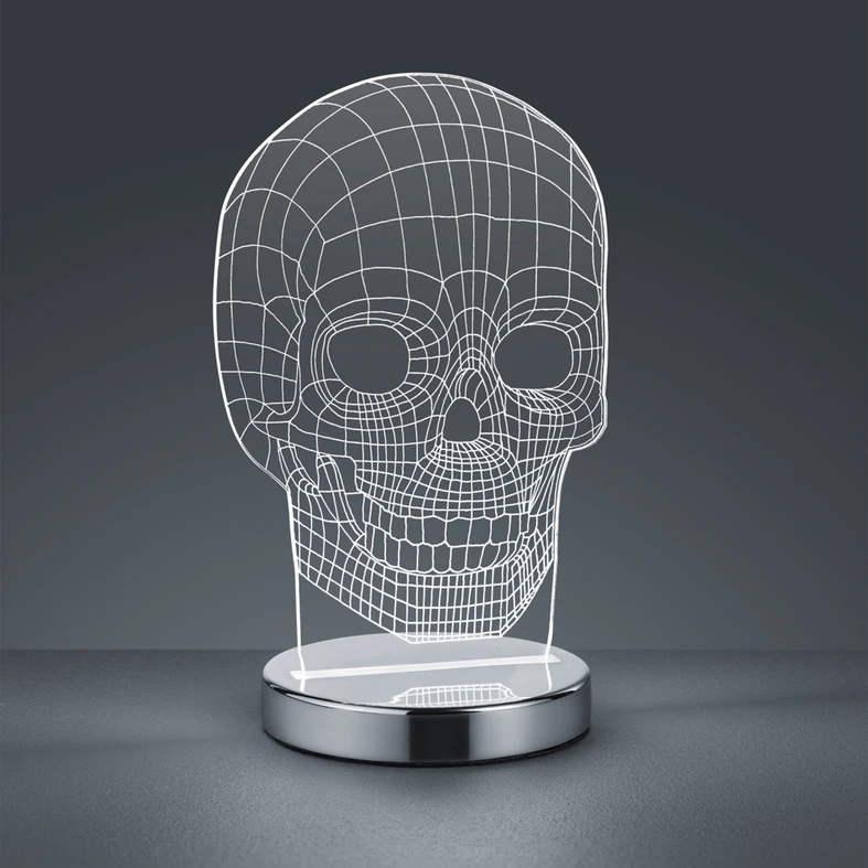 Dekorativní LED lampička lebka SKULL