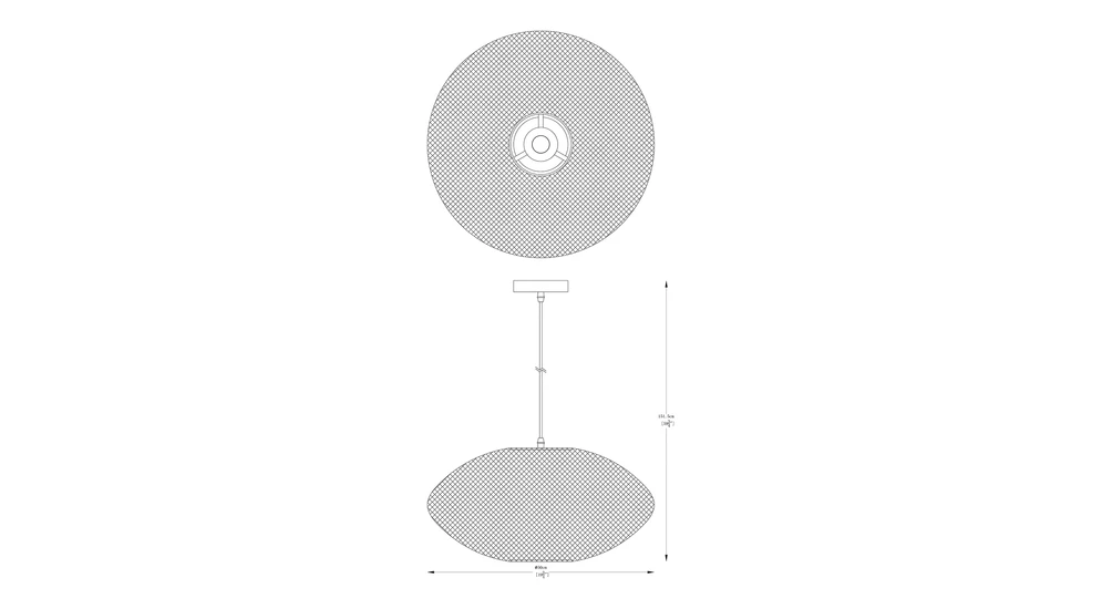 Lampa wisząca ORION zwraca uwagę nowoczesnym wzorem o ciekawej strukturze metalowej siateczki. Ozdobny klosz wykonany został z cienkich metalowych elementów, które splecione razem tworzą półprzeźroczystą konstrukcję.