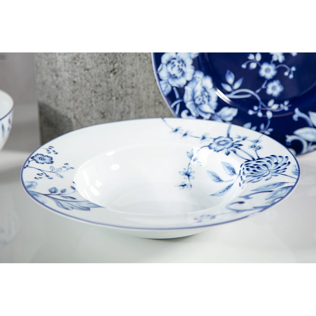 Hluboký talíř EVIA BLUE porcelán Bogucice 23,5 cm