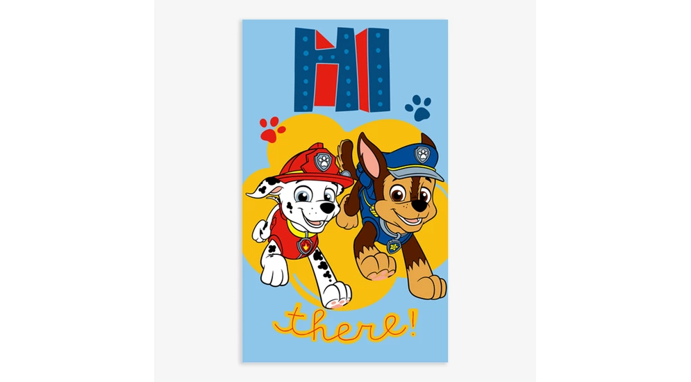 Ręcznik bawełniany PAW PATROL 30x50 cm do twarzy i rąk.