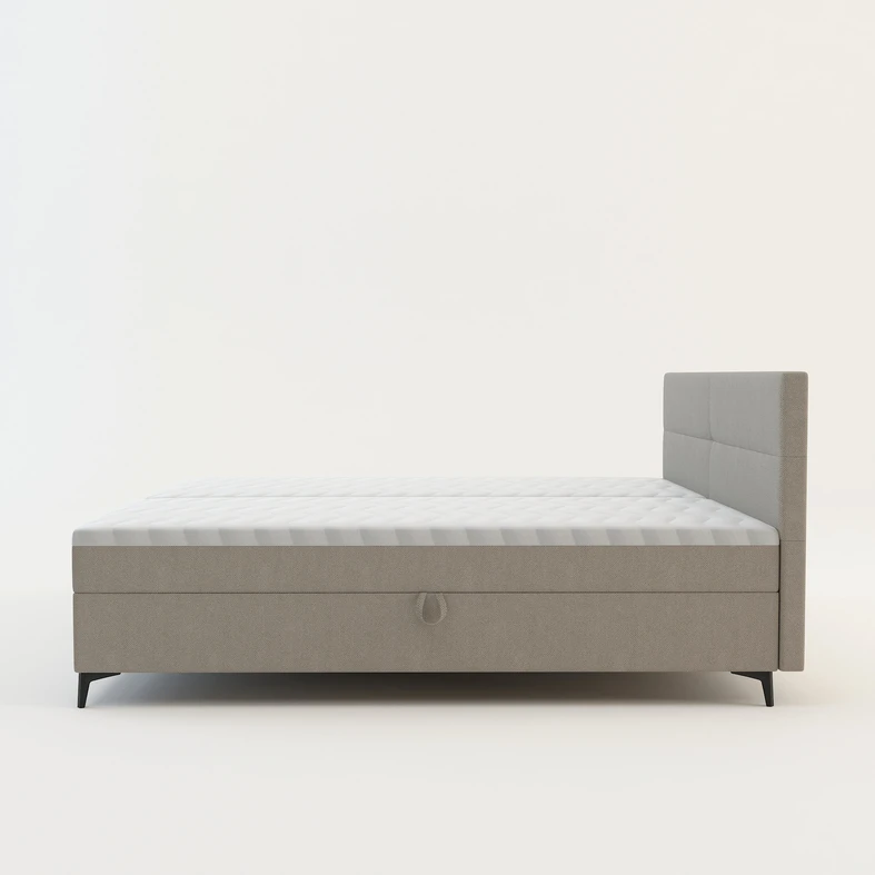 Béžová postel boxspring MARY 180x200 cm