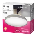 Stříbrné stropní svítidlo LED 60W ORO NUBE