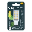 LED žárovka G9 4 W teplá barva ORO-G9-SEDI-4 W-WW-II