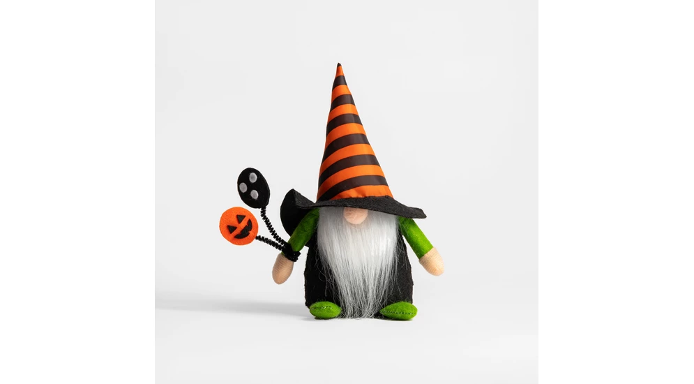 Halloweenská dekorace figurka KLUK SKŘÍTEK 20 cm