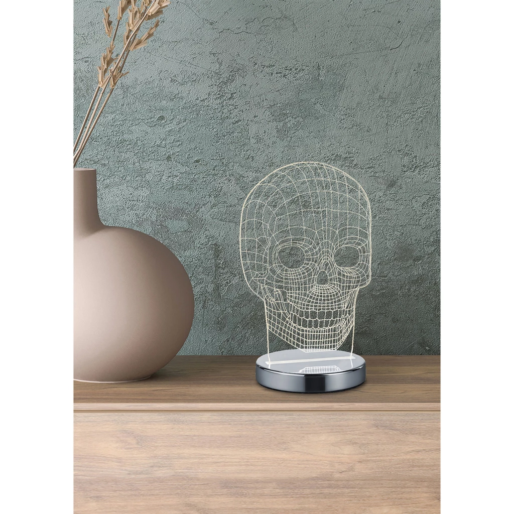 Dekorativní LED lampička lebka SKULL