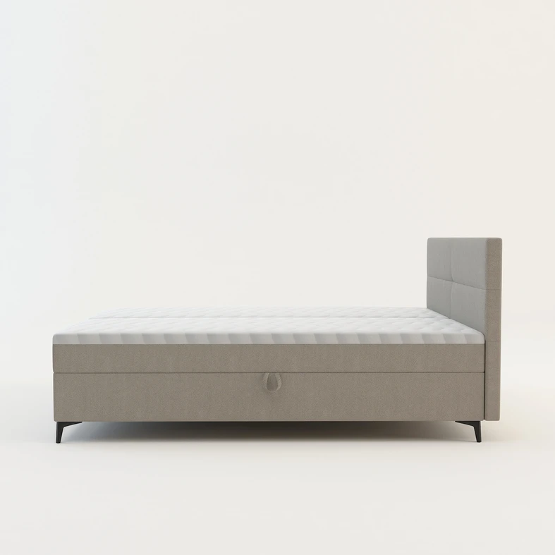 Béžová postel boxspring MARY 140x200 cm