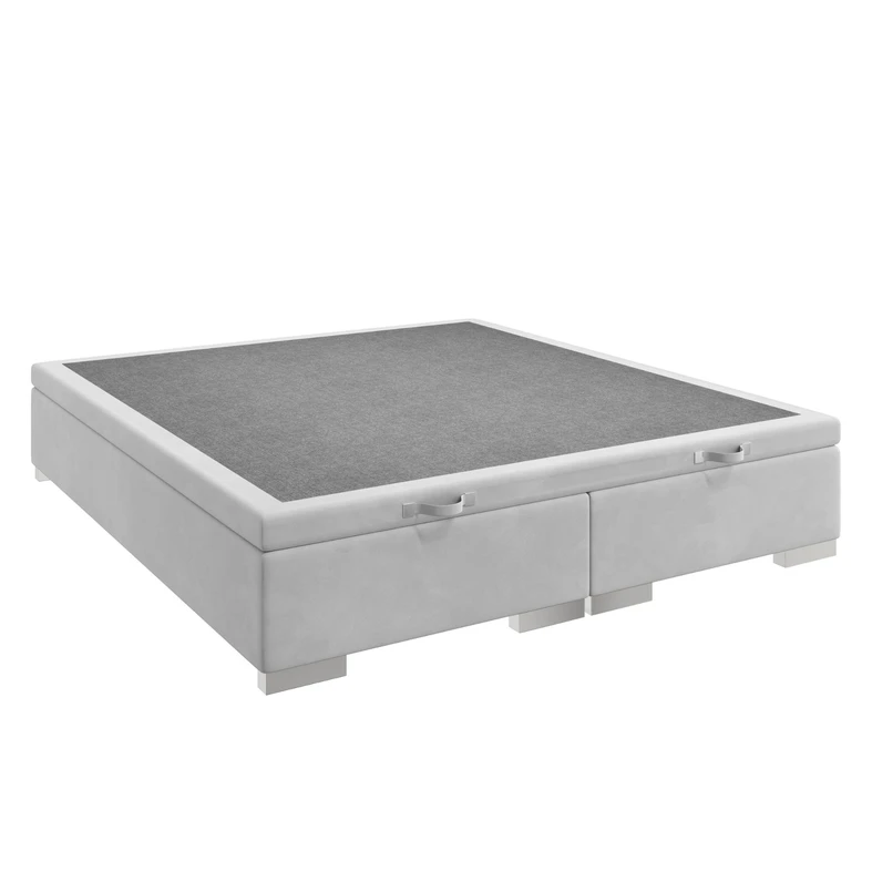 Rám postele boxspring FIBI KP 25 180x200, světle šedý