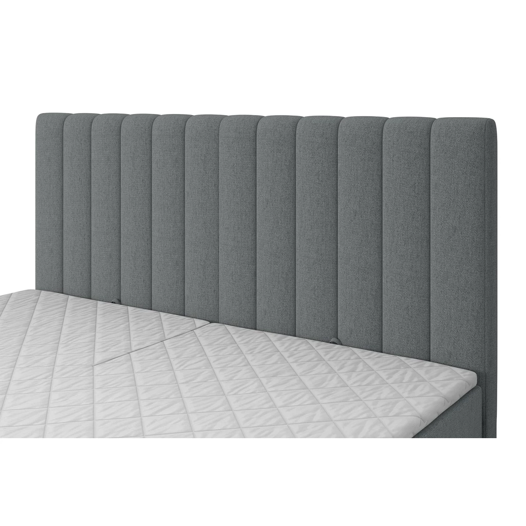 Postel boxspring s topperem LIMAND VISCO 160x200 cm