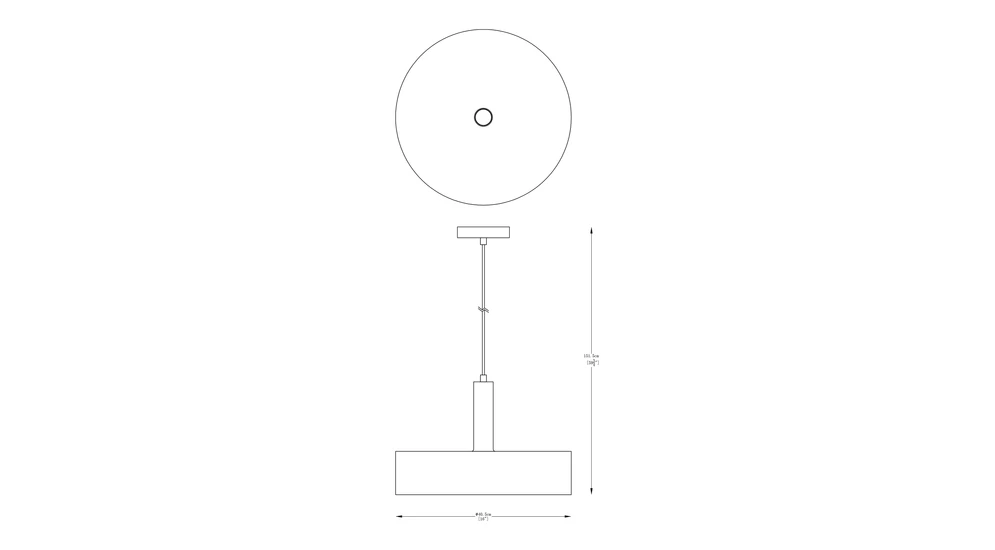 Závěsná lampa černo-zlatá LEO 40,5 cm