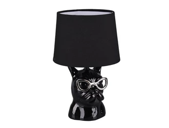 Černá designová keramická stolní lampa DOSY