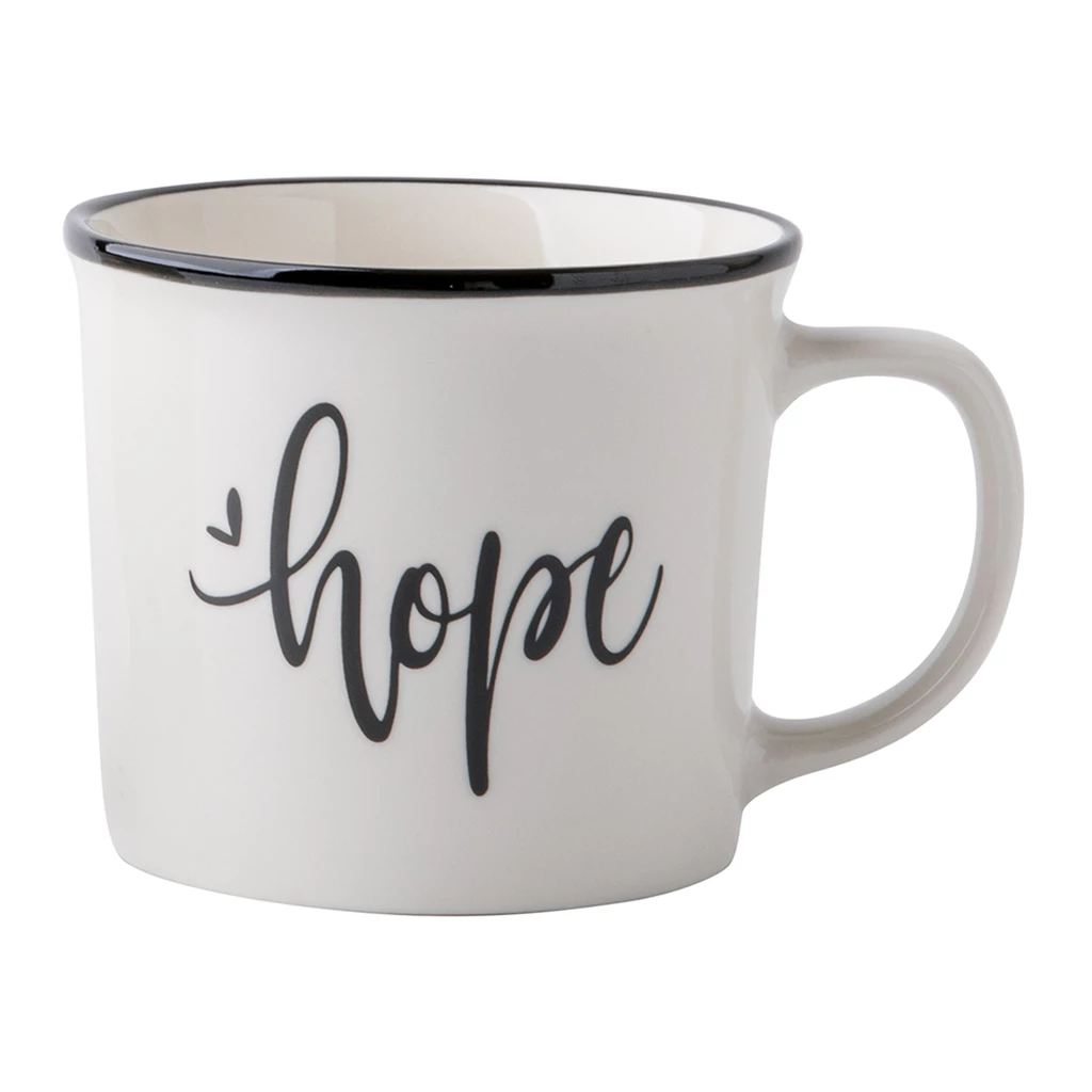 Porcelánový hrnek s nápisem hope 360 ml