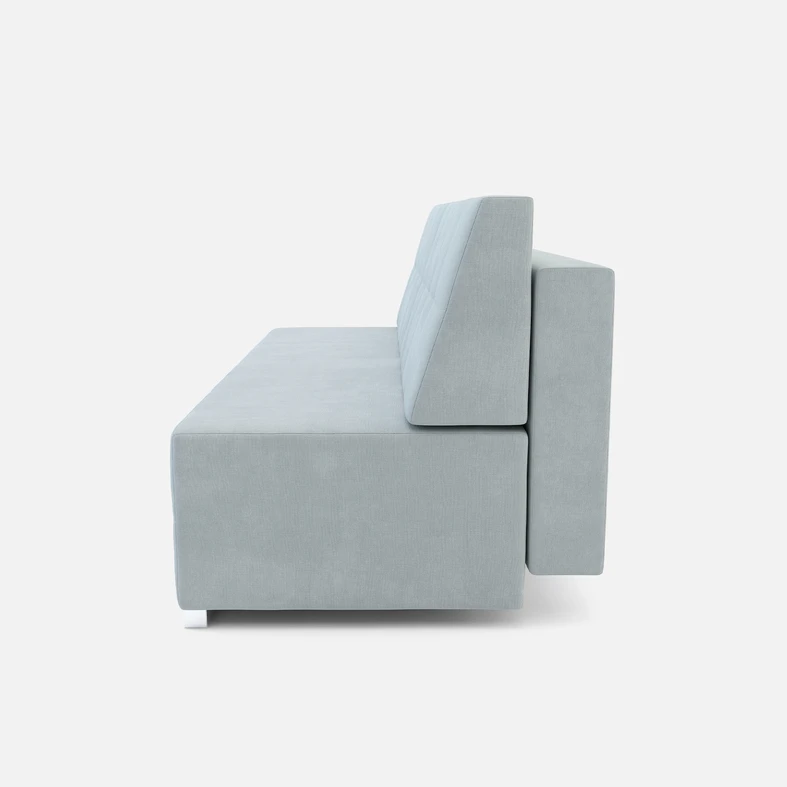 jasnoszara trzyosobowa sofa