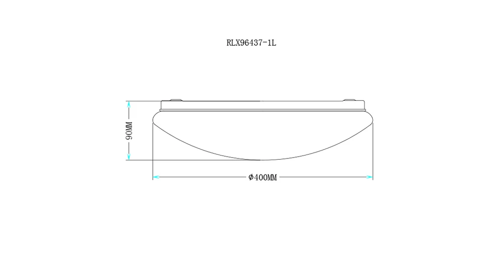 Stropní svítidlo CARPI LED RLX96437-1L