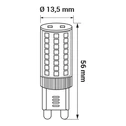 LED žárovka G9 4,8 W neutrální ORO-G9-PETIT-4,8 W-DW