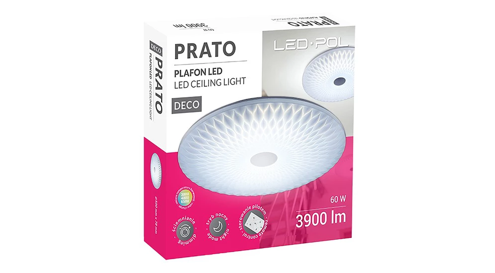 Stropní svítidlo ORO-PRATO LED 60W-DIM