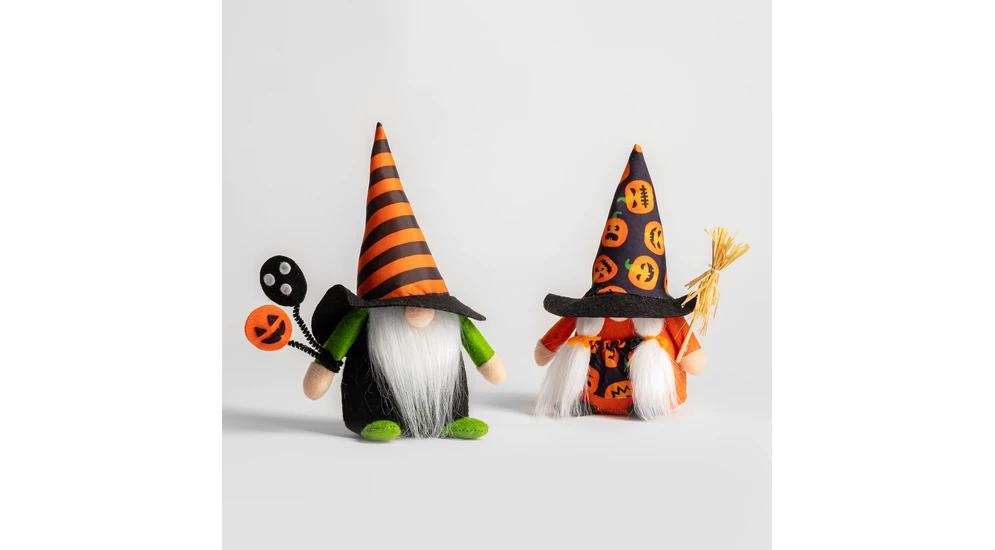 Halloweenská dekorace figurka KLUK SKŘÍTEK 20 cm