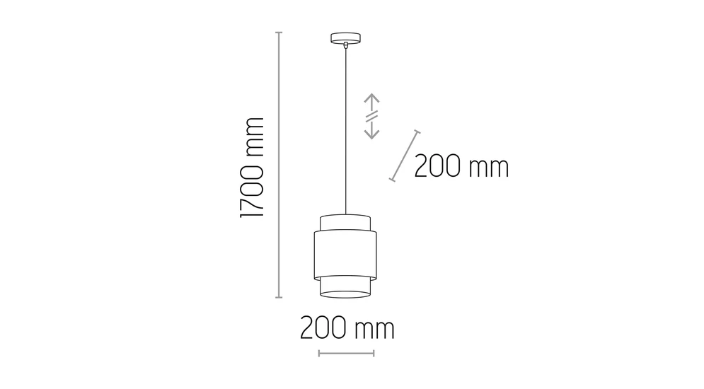 Černé ratanové závěsné svítidlo BOHO 20 cm