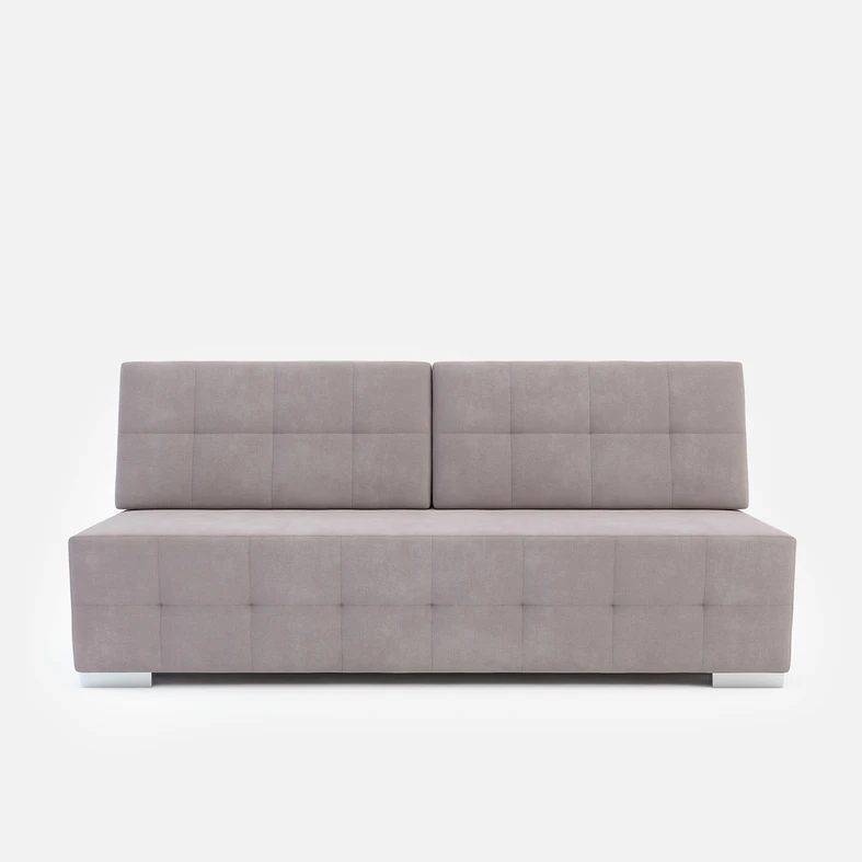 Jasnofioletowa trzyosobowa sofa