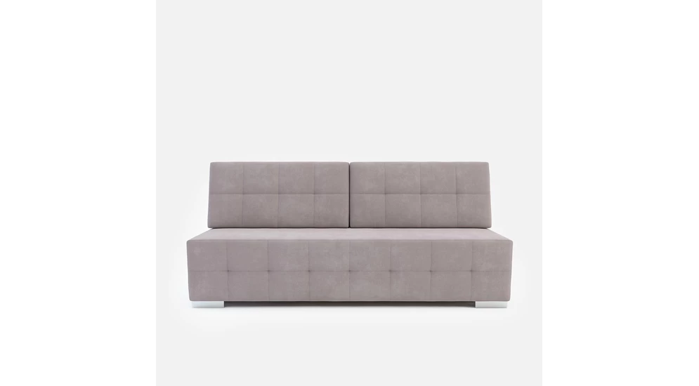 Jasnofioletowa trzyosobowa sofa