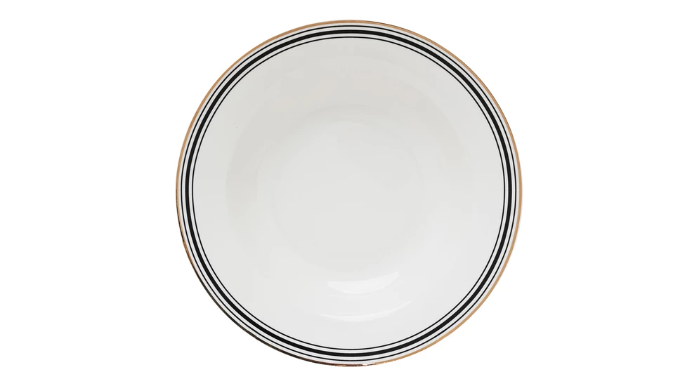 Porcelánový hluboký talíř ART DECO 23 cm