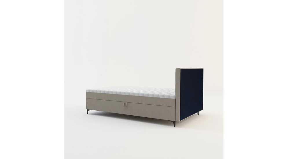 Béžová postel boxspring MARY 120x200 cm