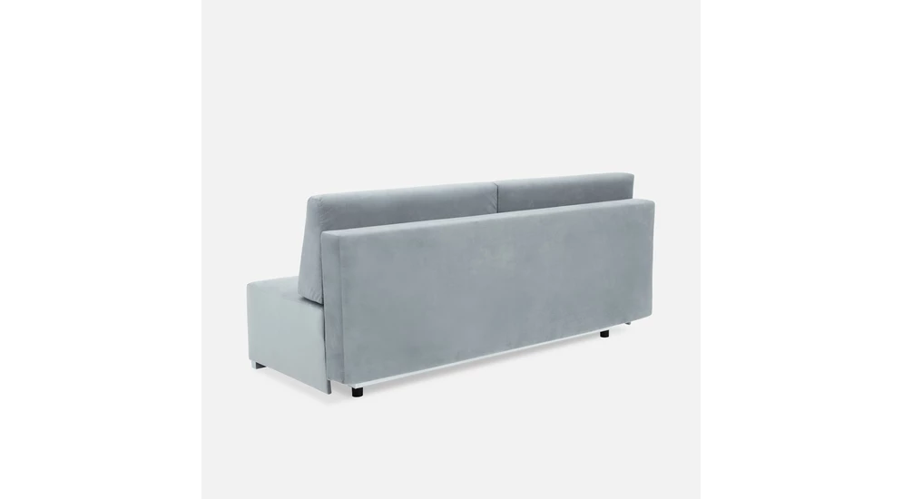 jasnoszara trzyosobowa sofa