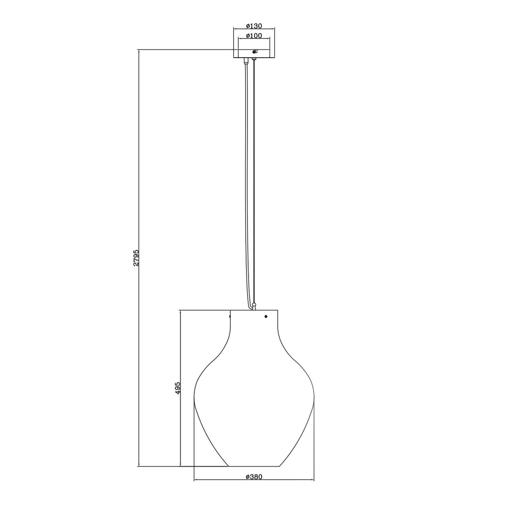 Závěsné svítidlo BRESSO P19066A-D38