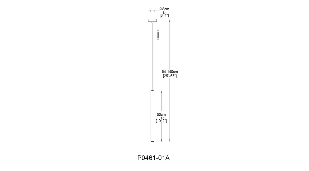 Závěsné svítidlo LOYA P0461-01A-L7L7