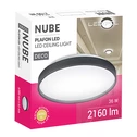 Černé stropní svítidlo ORO NUBE LED