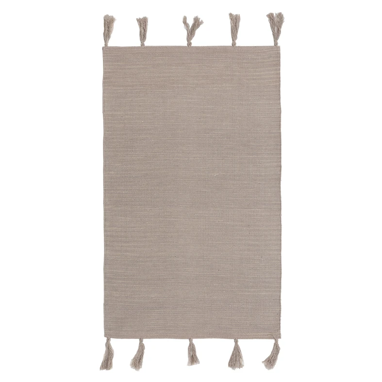 Taupe boho koberec BORG 50x80 cm