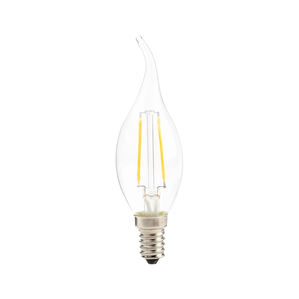 LED žárovka E14 4 W teplá barva ORO-E14-C35-FL-CLARO-FLAMI-4 W