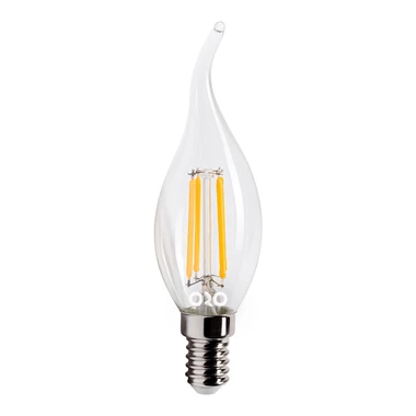 LED žárovka E14 6 W ORO-E14-C35-FL-CLARO-FLAMI-6 W-DW neutrální barva