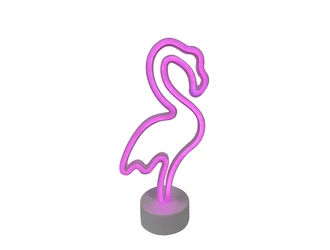 Dekorativní lampička LED NEON FLAMINGO