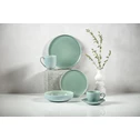 Mělký talíř GRANITE MINT BLUE porcelán Bogucice 26,5 cm