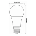 LED žárovka E27 8,5 W studená ORO-ATOS-E27-A60-8,5W-CW