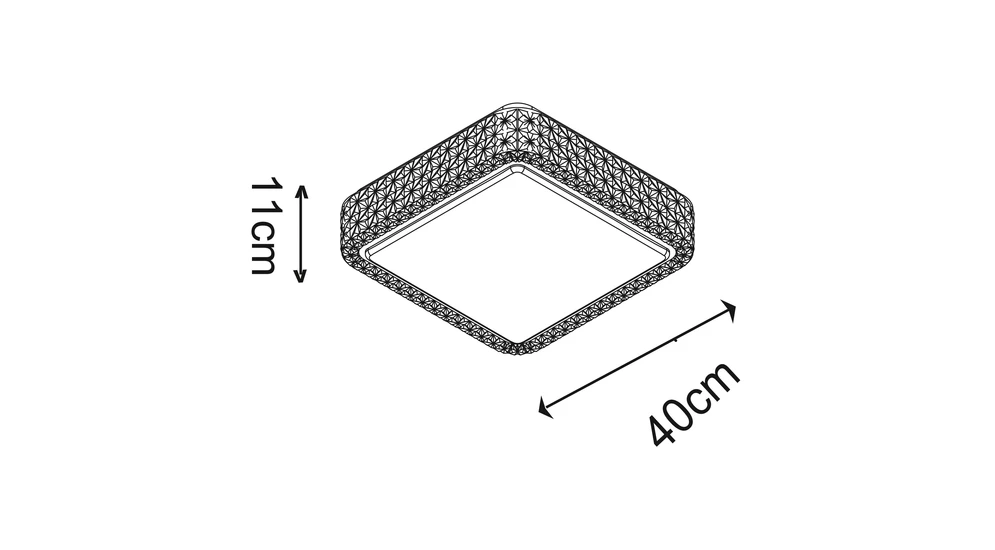 Stropní svítidlo MOA LED CL15068SQ-D40