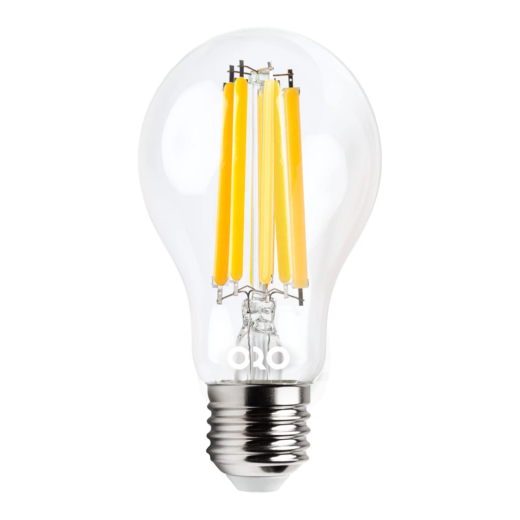 LED žárovka E27 16 W ORO-E27-A67-FL-CLARO-16 W-WW teplá barva