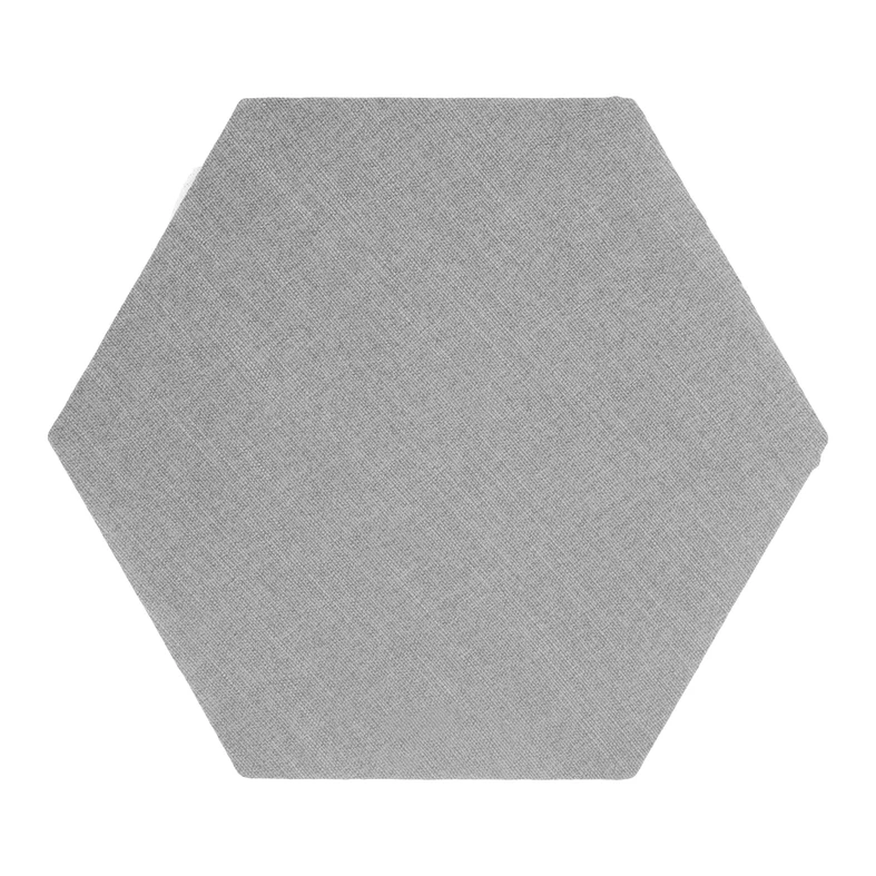 Čalouněný panel FIBI HEXAGON 20x20, šedý