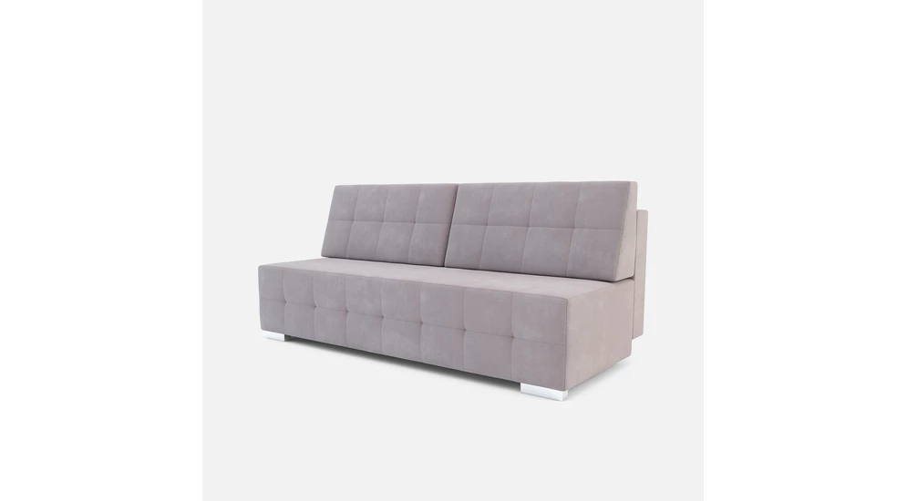 Jasnofioletowa trzyosobowa sofa