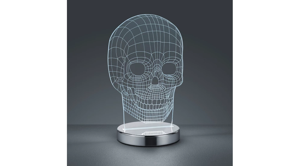 Dekorativní LED lampička lebka SKULL