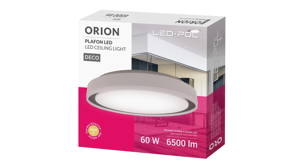 Stropní svítidlo LED 60W ORO ORION