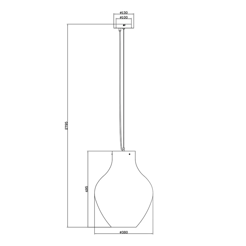 Závěsné svítidlo BRESSO P19066A-D38