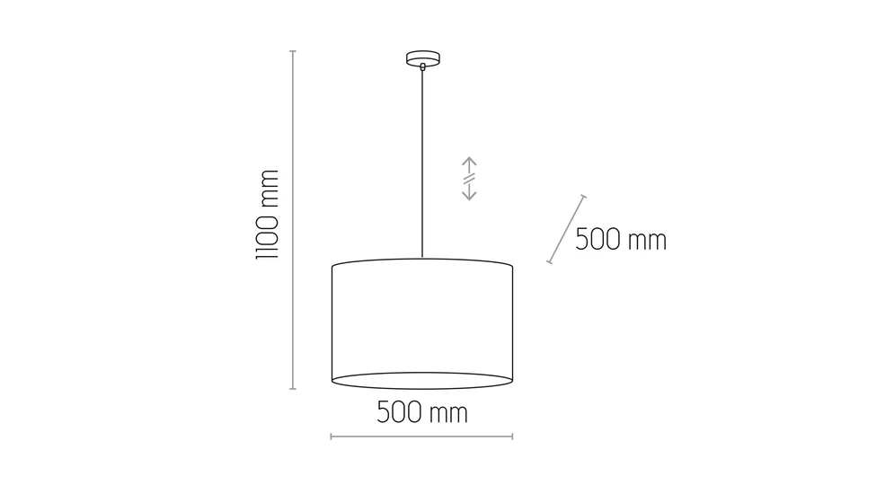 Závěsná lampa JUTA 3 6582