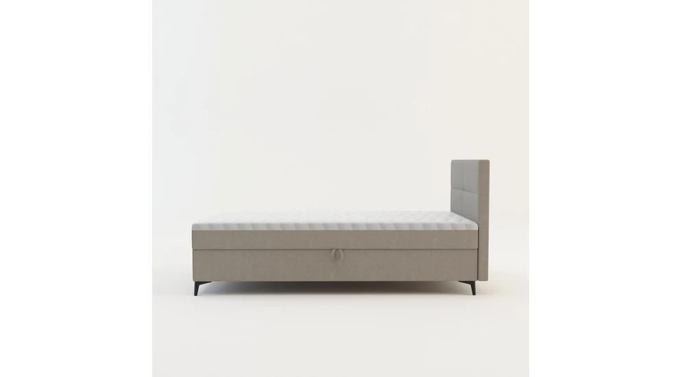 Béžová postel boxspring MARY 90x200 cm