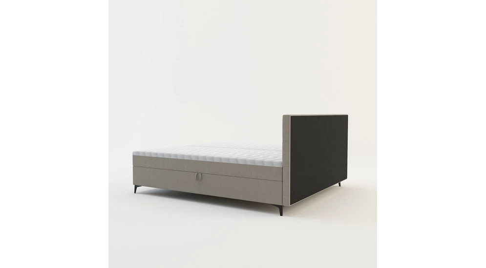 Béžová postel boxspring MARY 180x200 cm